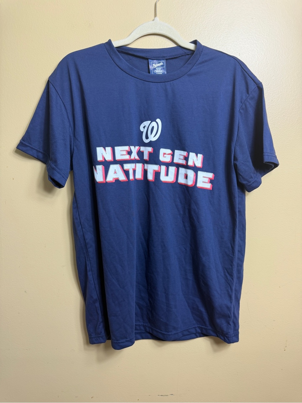 Washington Nationals 2025 Opening Day T-Shirt - Next Gen Natitude Medium blue